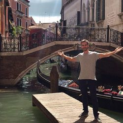 Marc Clotet disfrutando del verano en Venecia