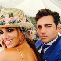 Paula Echevarría y David Bustamante en la boda del hermano del cantante