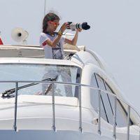 Victoria de Marichalar hace fotos a las regatas de la Copa del Rey de Vela 2015