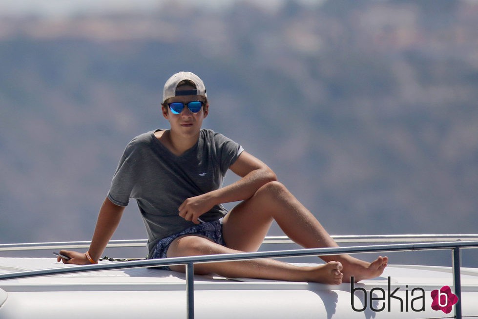 Froilán sigue las regatas de la Copa del Rey de Vela 2015