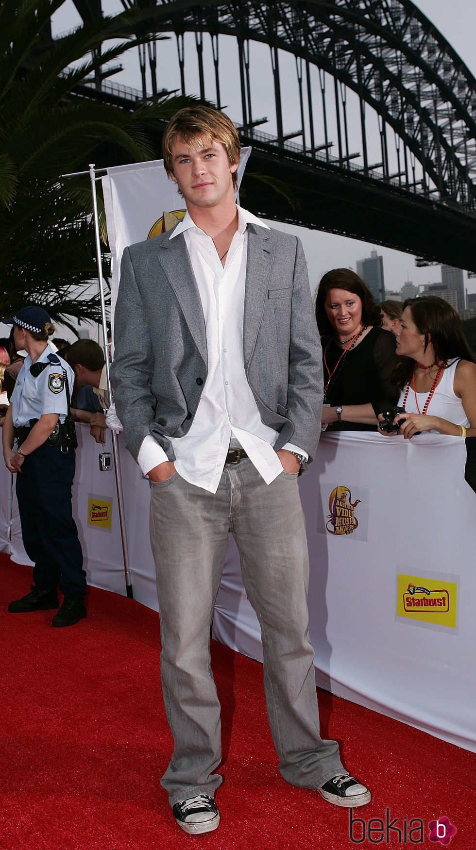 Chris Hemsworth en los MTV Australia Video Music Awards 2005