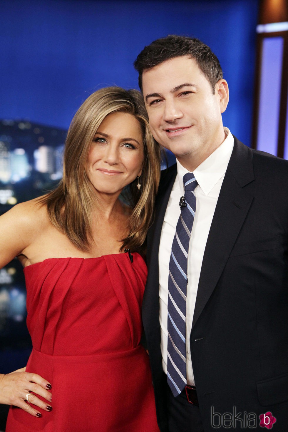 Jennifer Aniston y Jimmy Kimmel