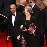 Maggie Smith en un homenaje a 'Downton Abbey' en Londres