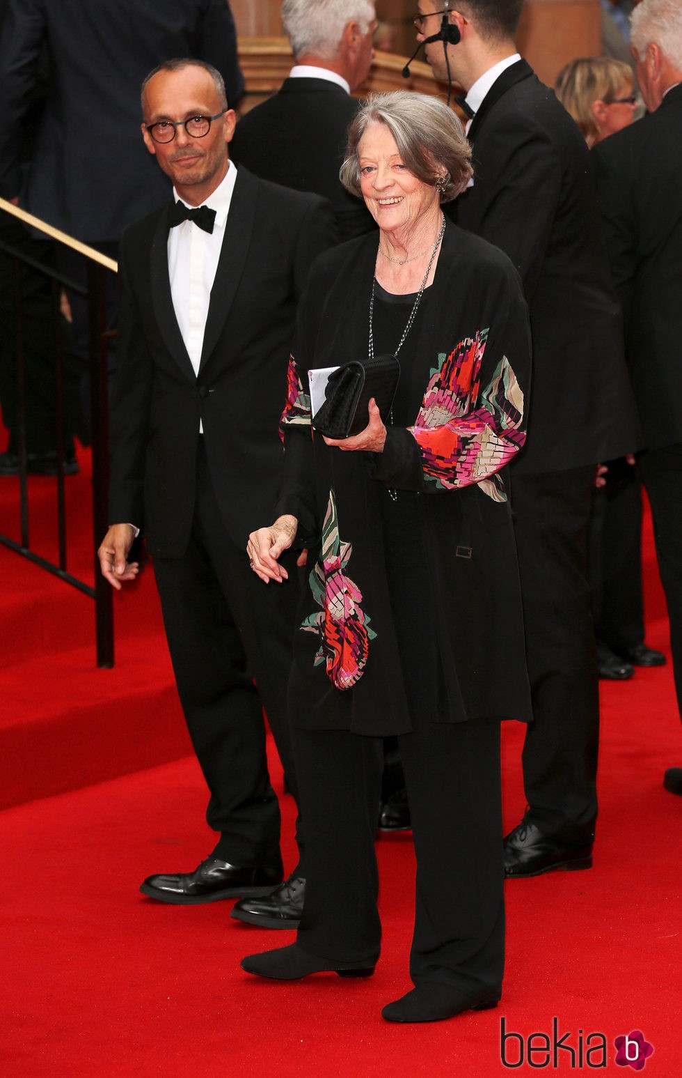 Maggie Smith en un homenaje a 'Downton Abbey' en Londres
