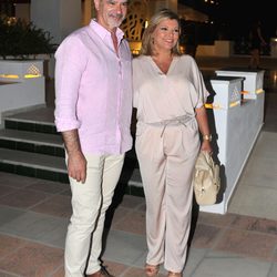 Terelu Campos y José Valeciana de cena en Marbella