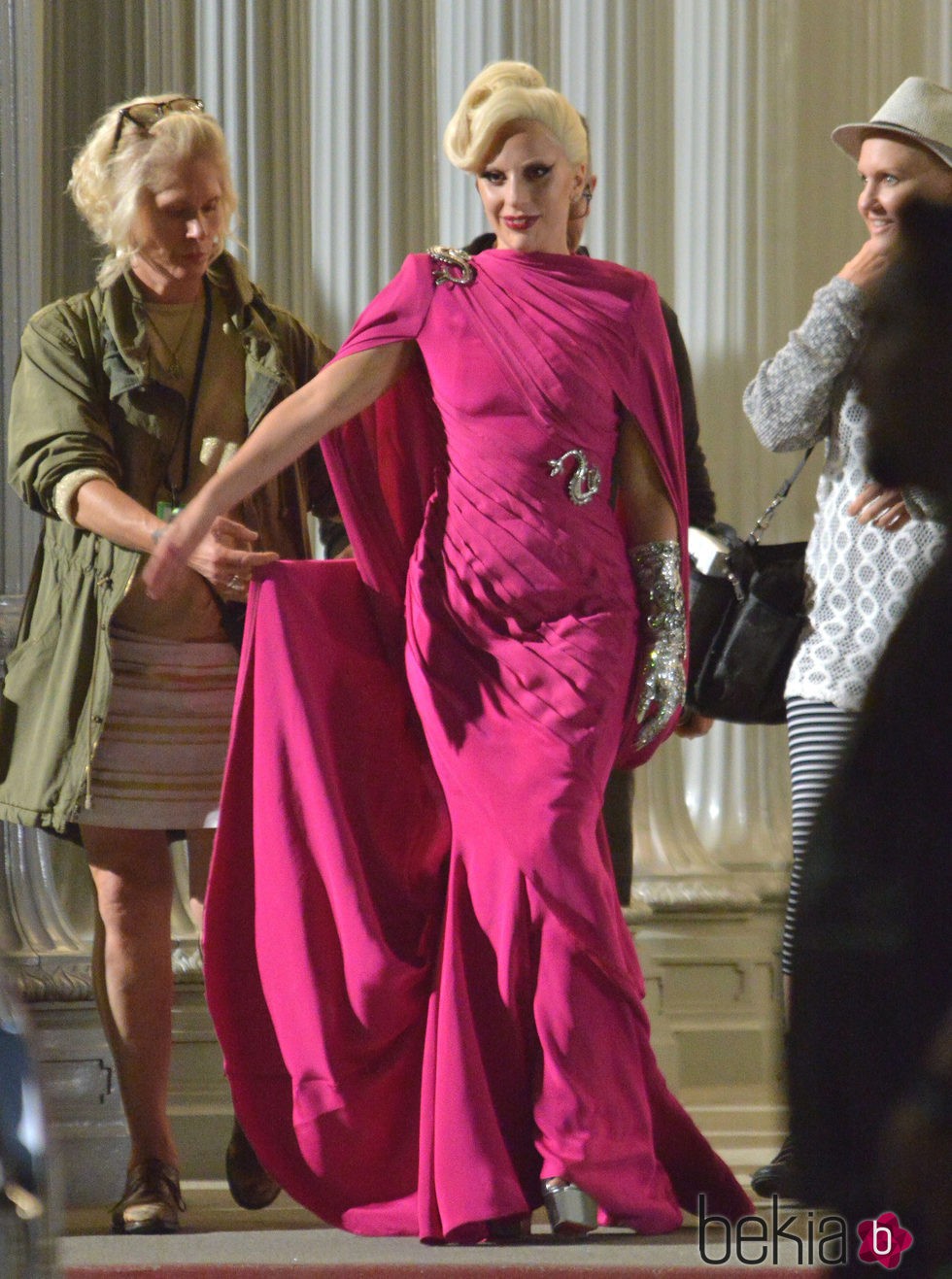 Lady Gaga interpreta a Elizabeth en el rodaje de la quinta temporada de 'American Horror Story'