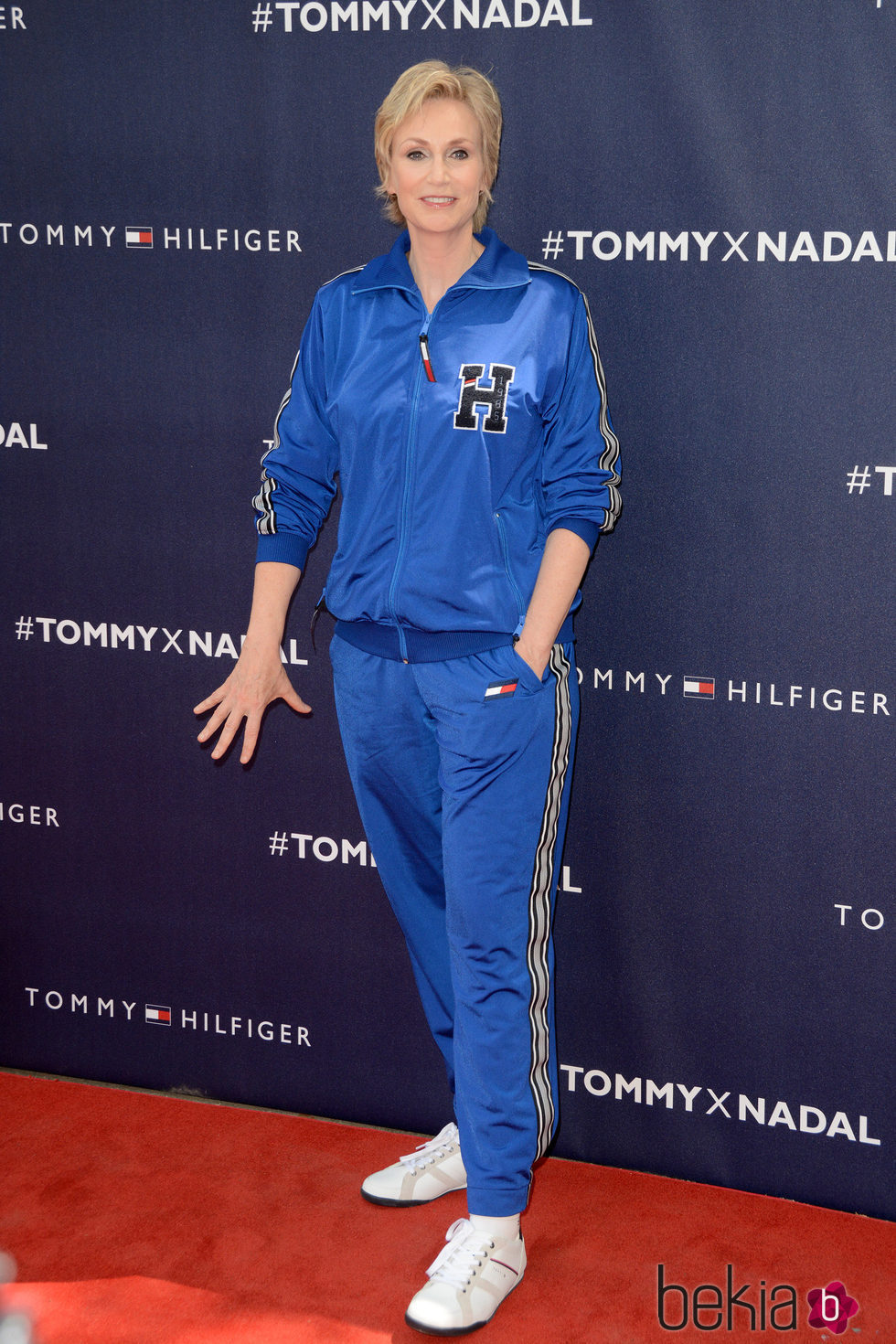 Jane Lynch en la presentación de Rafa Nadal como imagen de Tommy Hilfiger