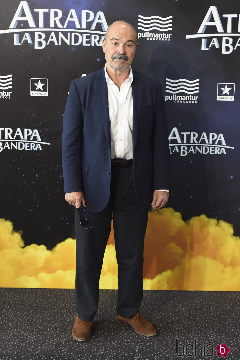 Antonio Resines en el estreno de 'Atrapa la bandera' en Madrid