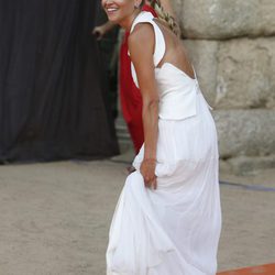 Ana Fernández luciendo sonrisa y bronceado en los Premios Ceres 2015