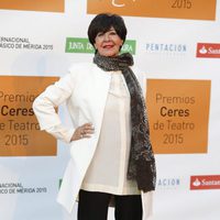 Concha Velasco en la entrega de los Premios Ceres 2015