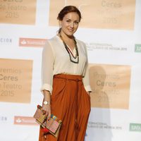 Claudia Molina en la entrega de los Premios Ceres 2015