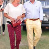 Ramon Calderón y su mujer también asistieron al torneo de polo en Sotogrande