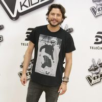 Manuel Carrasco en la presentación de la 'La Voz Kids 2'