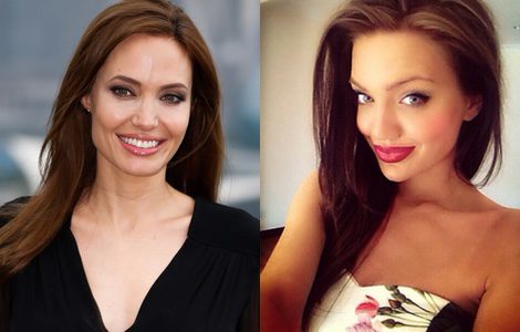 El gran parecido físico entre Chelsea Marr y Angelina Jolie