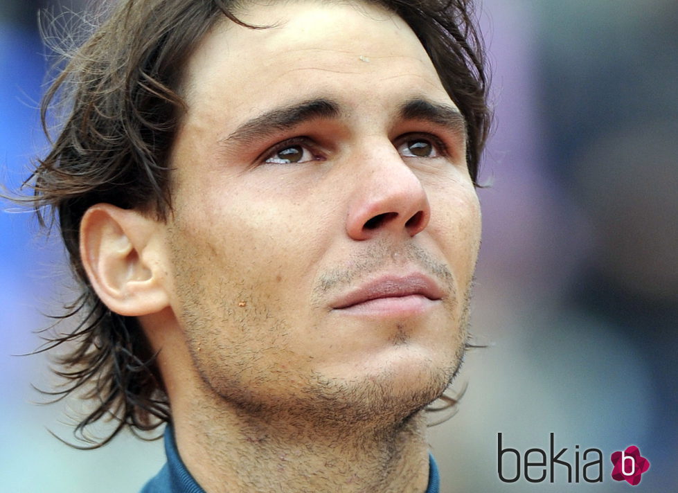 Rafa Nadal muy emocionado en Roland Garros 2013
