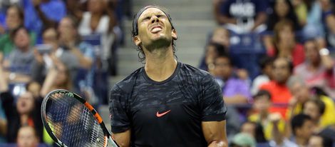 Rafa Nadal desesperado en el US Open 2015