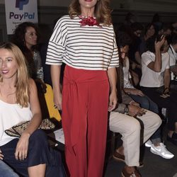 Raquel Bollo en el desfile de Bloomers en Madrid Fashion Show