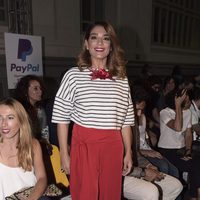 Raquel Bollo en el desfile de Bloomers en Madrid Fashion Show