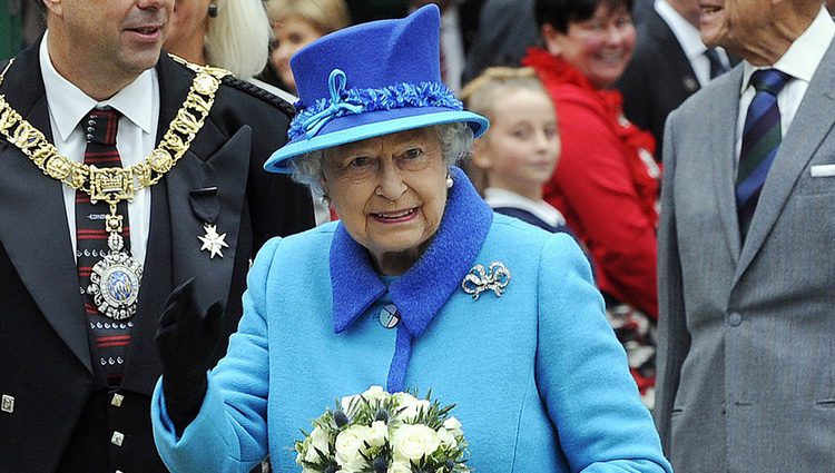 La Reina Isabel II en el día en el que logró el reinado más largo de la historia de Reino Unido
