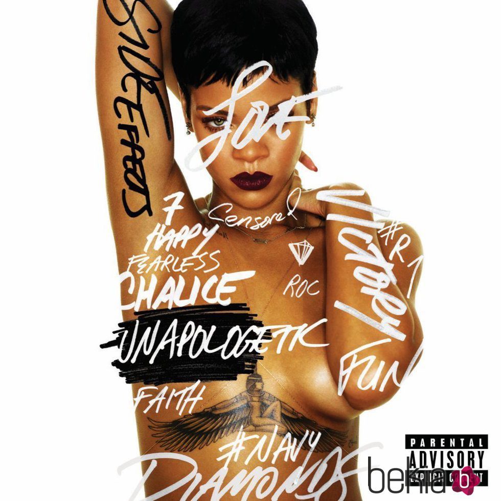 Rihanna desnuda en la portada de 'Unapologetic'