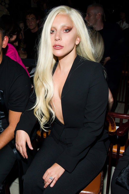 Lady Gaga en el front row de la Nueva York Fashion Week primavera/verano 2016