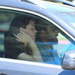 Ben Affleck y Jennifer Garner juntos en el coche tras una salida en familia