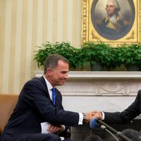 El Rey Felipe y Barack Obama en el Despacho Oval