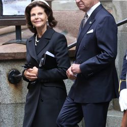 Carlos Gustavo y Silvia de Suecia en la apertura del Parlamento 2015
