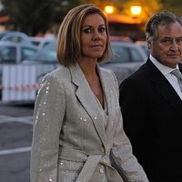María Dolores de Cospedal e Ignacio López del Hierro en la boda de Javier Maroto y Josema Rodríguez