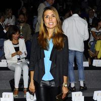 Silvia Casas en el front row de Angel Schlesser durante la Madrid Fashion Week 2015