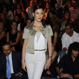María Jesús Ruiz en el front row de Andrés Sarda en Madrid Fashion Week primavera/verano 2015