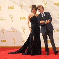 Felicity Huffman y William H.Macy en la alfombra roja de los premios Emmy 2015
