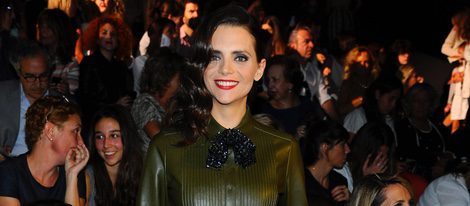 Macarena Gómez en el front row de Teresa Helbig en Madrid Fashion Week primavera/verano 2015