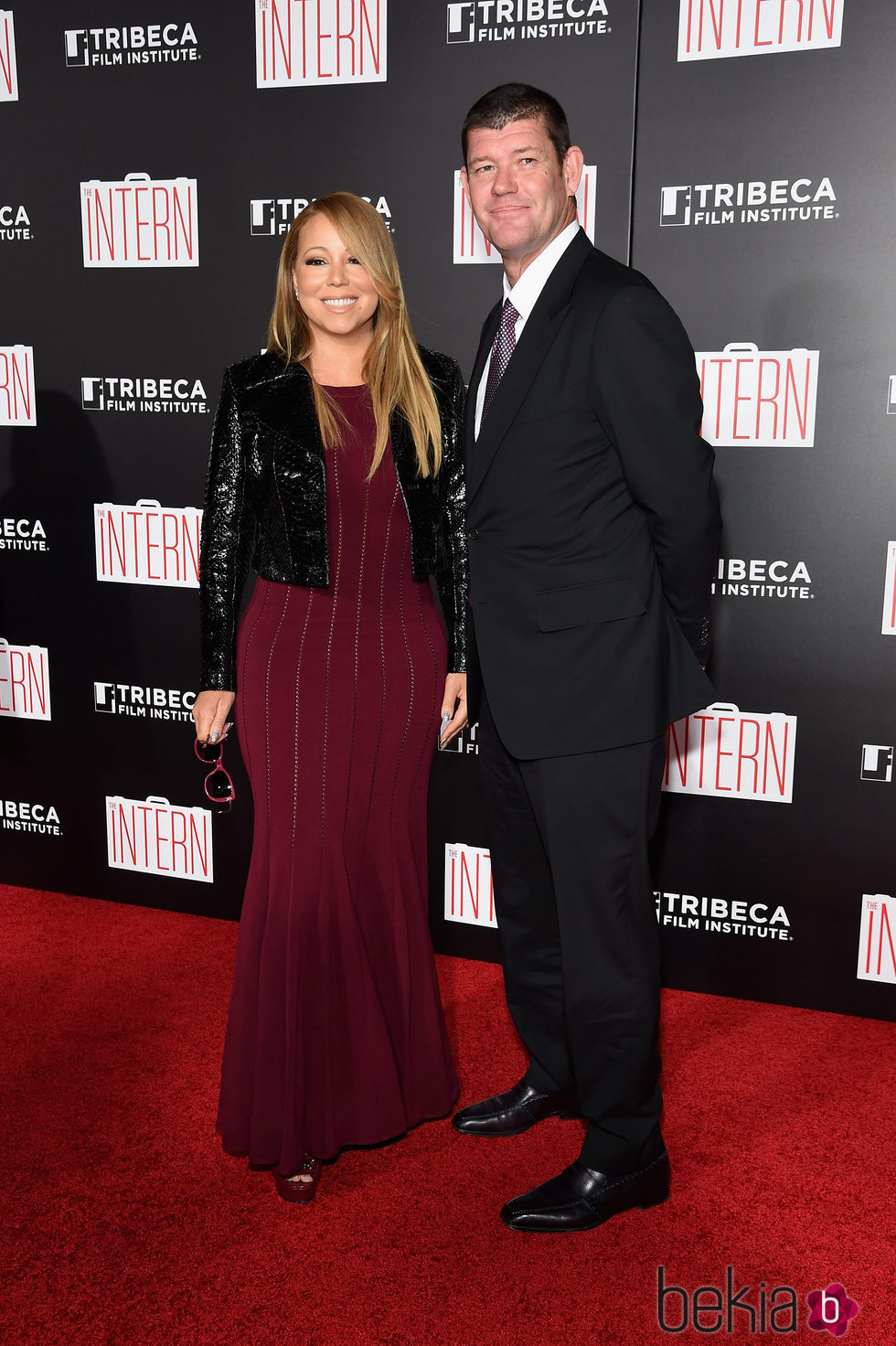 Mariah Carey y James Packer, juntos por primera vez en una alfombra roja