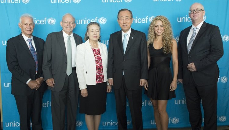Shakira en un evento especial de Unicef