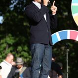 Leonardo DiCaprio en el Global Citizen Festival 2015