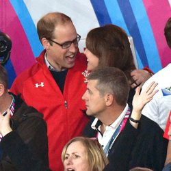 El Príncipe Guillermo y Kate Middleton, muy cómplices en el Mundial de Rugby 2015