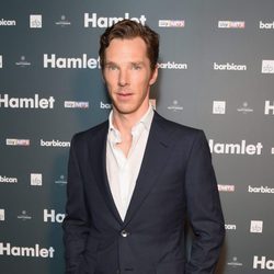Benedict Cumberbatch en la fiesta posterior al pase para la prensa de la obra 'Hamlet'