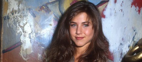 Jennifer Aniston en una fiesta de la NBC en 1990