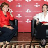 Carmen Caffarel y Amparo Rivelles en el homenaje a Amparo Rivelles en el Instituto Cervantes