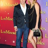 Alejandra Prat y Juan Manuel Alcaraz en el estreno de 'Los Miserables' en Barcelona