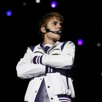 Justin Bieber en su concierto en México
