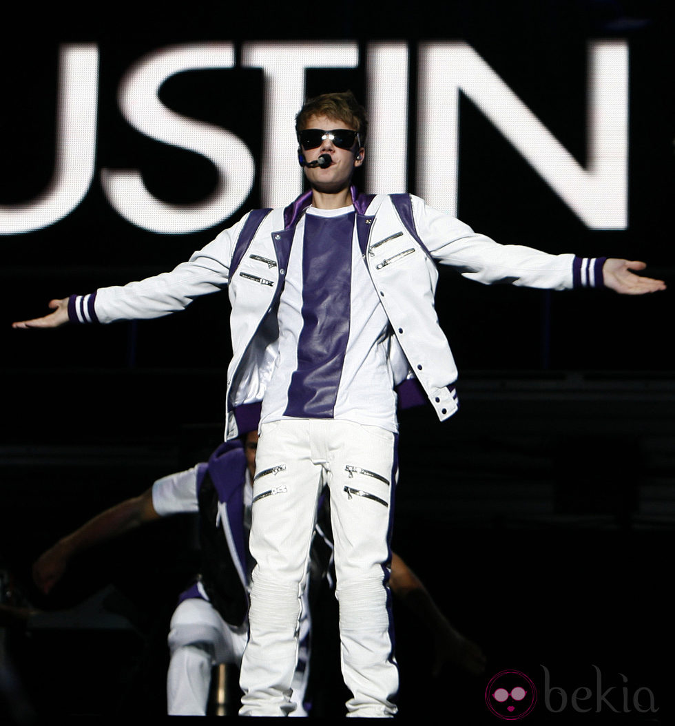 Justin en concierto en México DF