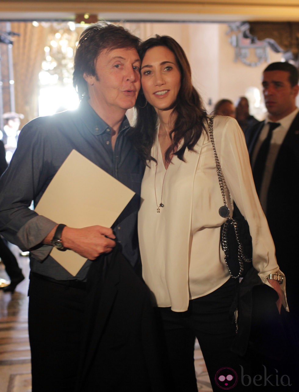 Paul McCartney en la semana de la moda de París