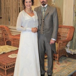 Fele Martínez y Luz Valdenebro en la serie de Antena 3 'Gran Hotel'