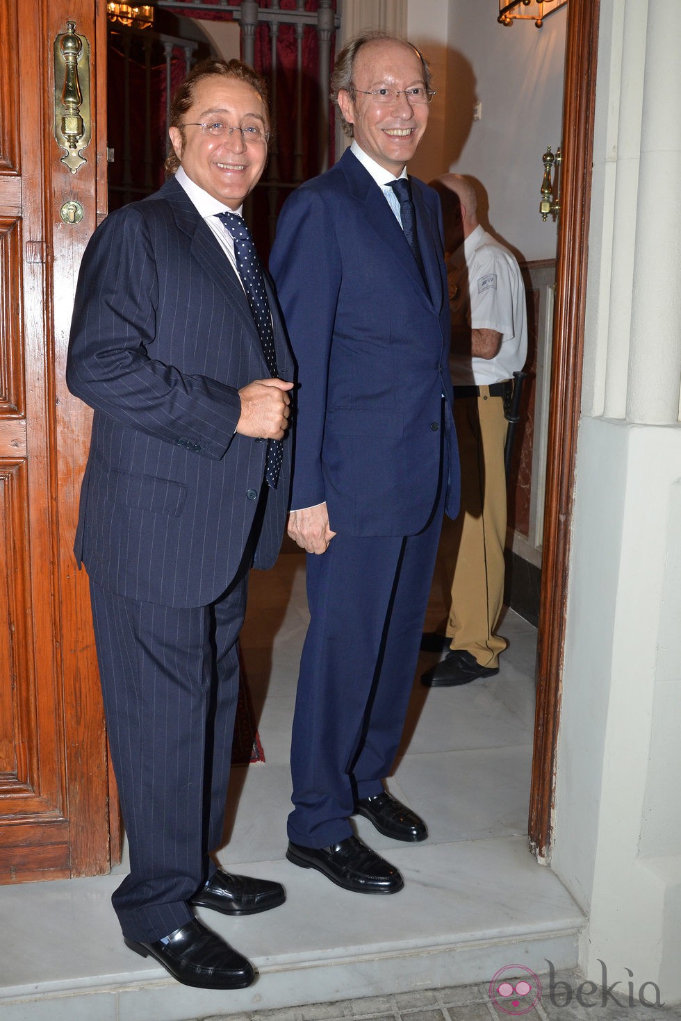 Victorio y Lucchino en la fiesta flamenca de las hermanas Cobo