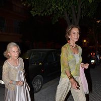 Ana Abascal en la fiesta flamenca celebrada de las hermanas Cobo