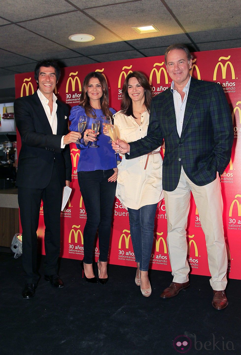 Jorge Fernández, María José Suárez, Bertín Osborne y Fabiola celebran el 30 aniversario de McDonalds