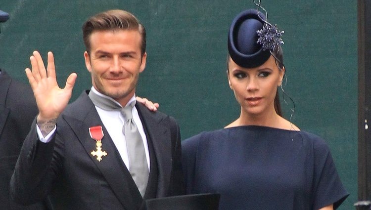 David y Victoria Beckham en la boda de los Duques de Cambridge