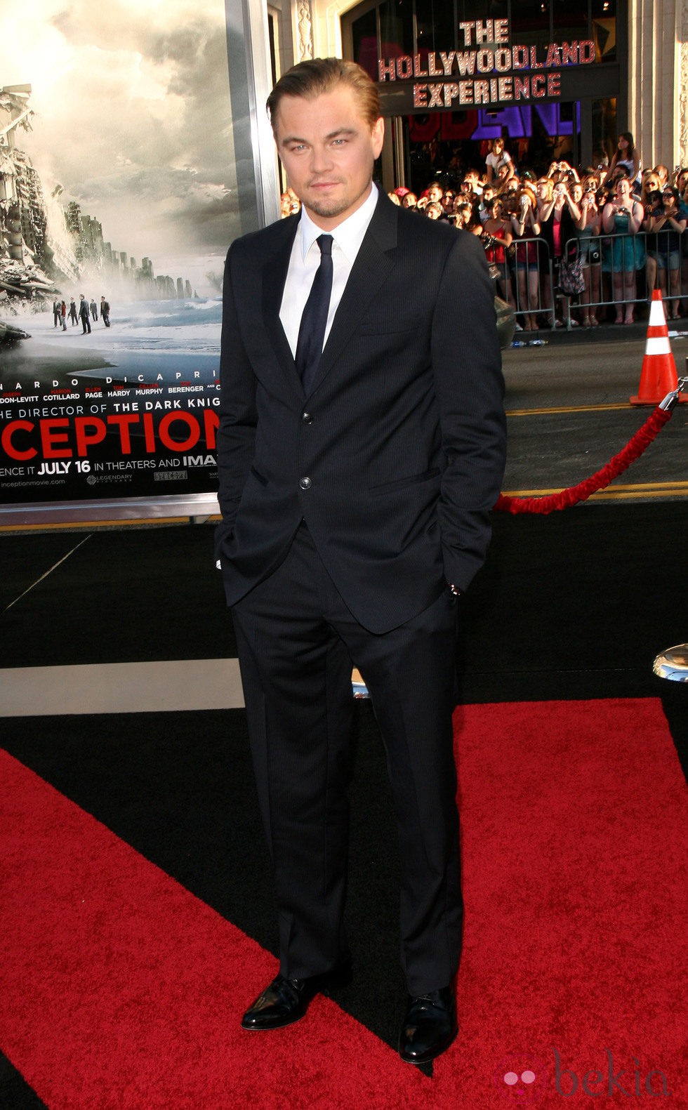El actor Leonardo DiCaprio en el estreno de 'Inception'